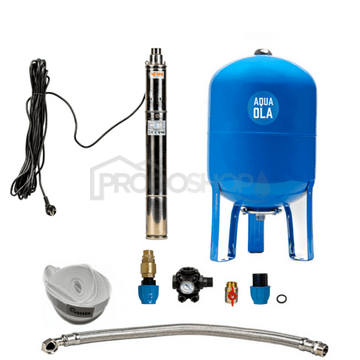 Hidrofor cu pompă submersibilă 3 SQIBO - 0,55 / 50l