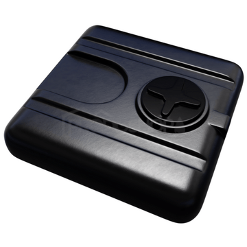 Kerti zuhanyzó tartállyal SHOWER 102 fekete