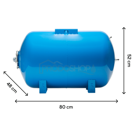 Vas de expansiune AQUA OLA 100l, orizontal