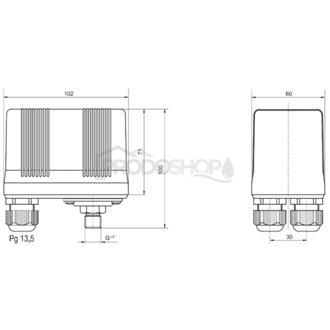 Presostat TSA 0,27-0,44 MPa