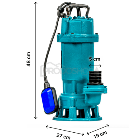 Pompă submersibilă pentru apă murdară IBO FURIATKA 1500 cu tocător