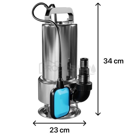 Namol submersibil, pompa de drenaj IP 550 INOX