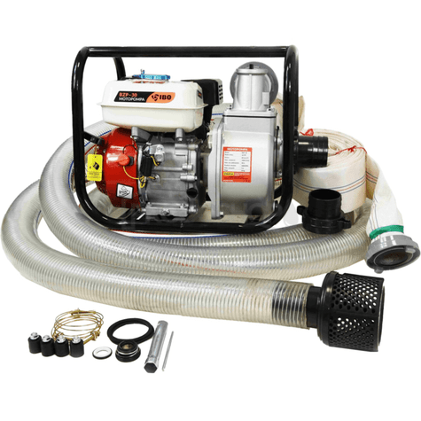 Pompa apa pe benzina BZP-30 + Savica 6m si furtun namol 20m.