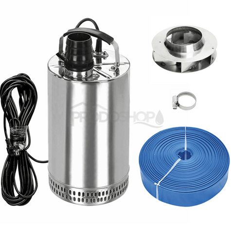 Set de namol - pompa submersibila de namol SWQ 750 cu furtun de 25m