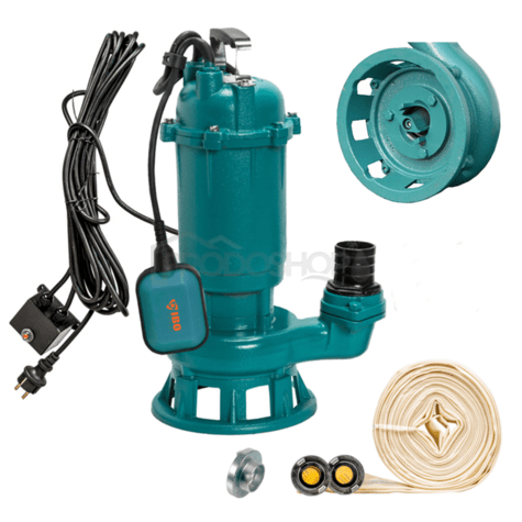 Set apă murdară - Pompă submersibilă apă murdară CTR 1100 cu furtun 20m