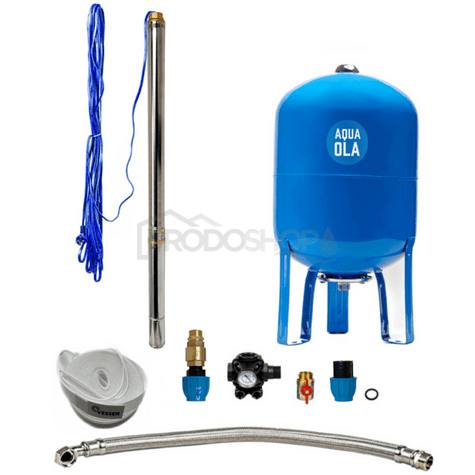 Centrala de apa menajera cu pompa submersibila 3" STM 28 / 50l - RTS