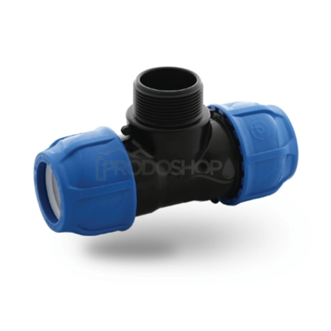 Piesă T PE 32x5/4"x32 ZV