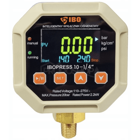 Presostat digital IBOPRESS 10 - 1/4" IBO