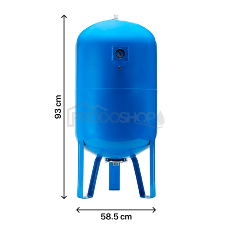 Vas sub presiune AQUA OLA 150l cu manometru în picioare