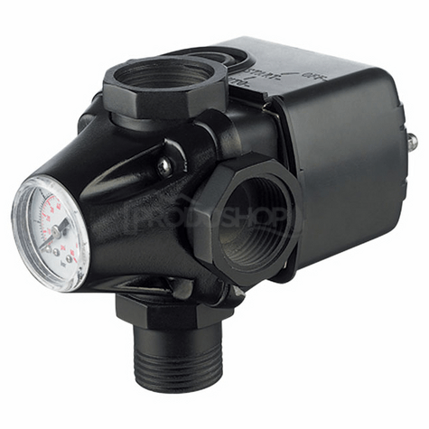 Diagrame de cablaj: Presostat PC-2 cu manometru este utilizat cu pompe de 230V. Intervalul de reglare a presiunii este de 1,6 - 4,6 bar.2