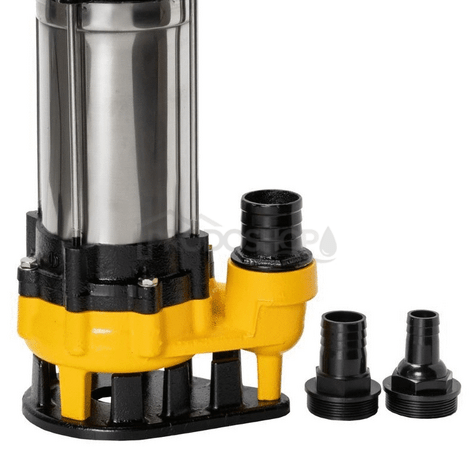 Diagrame de cablaj: Pompa submersibilă pentru nămol IBO WQF 1100 are o gamă largă de aplicații. Capacul motorului, arborele și rotorul pompei sunt realizate din oțel inoxidabil AISI 304.3