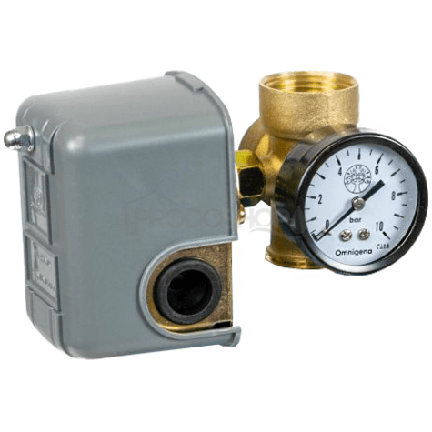 Diagrame de cablaj: Pompa are un presostat și un manometru